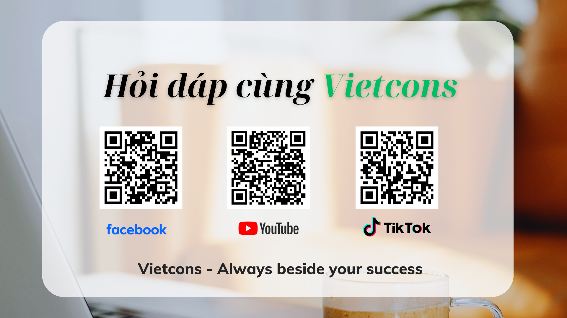 Mã QR của Vietcons Edu để truy cập trang web