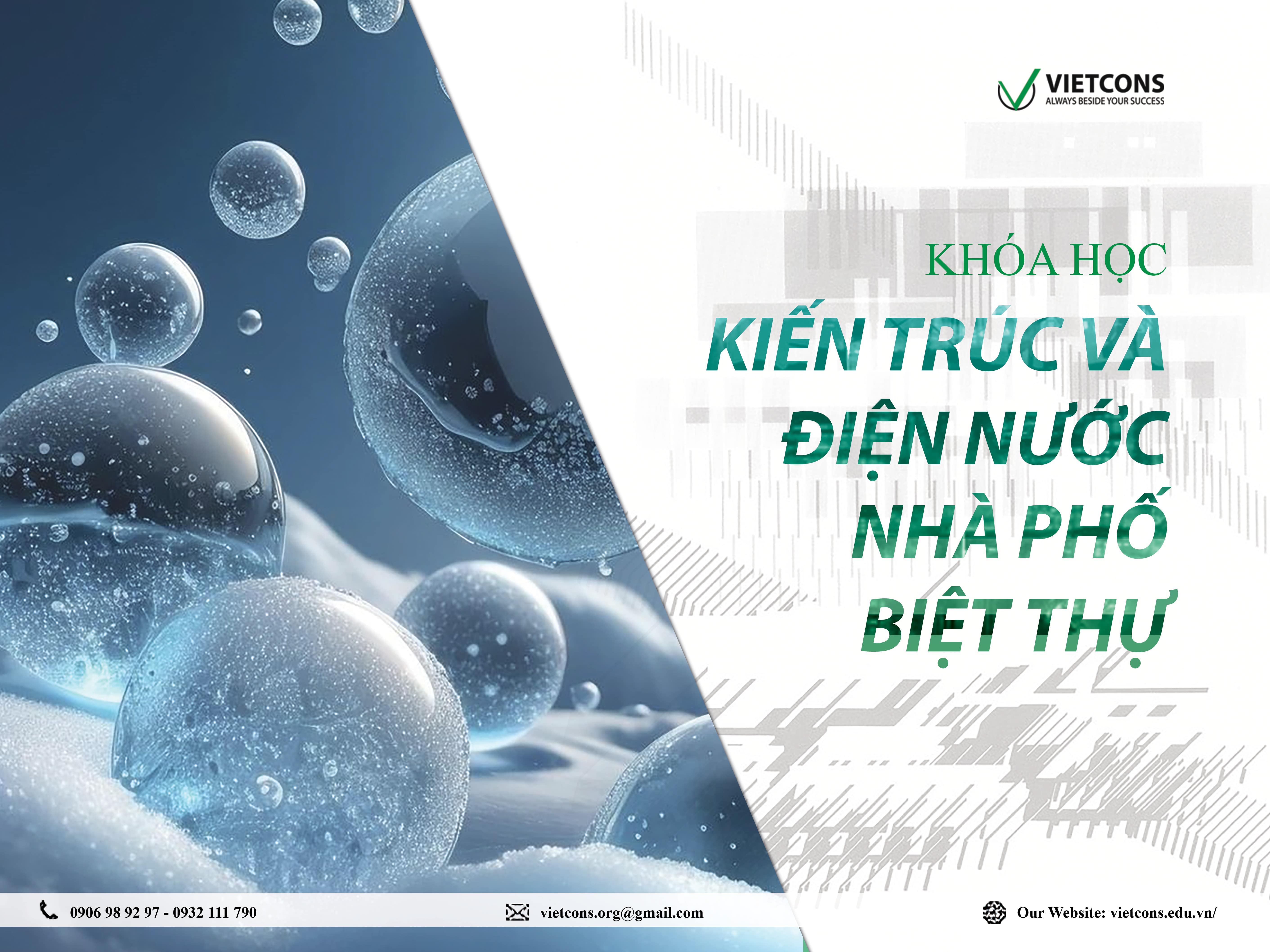 Kiến trúc và điện nước nhà phố biệt thự