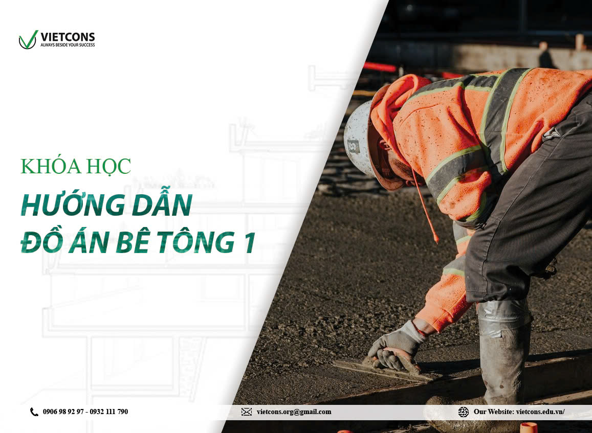 Khóa hướng dẫn đồ án bê tông 1