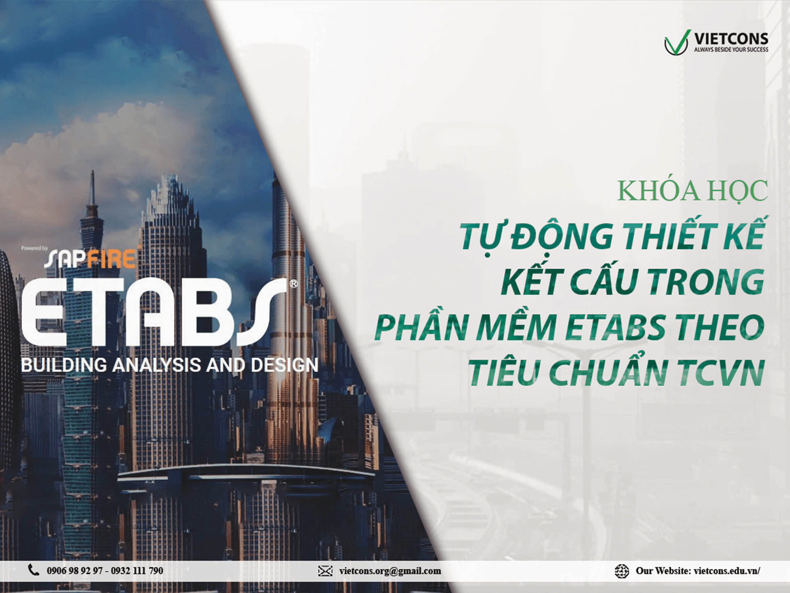 Tự Động Thiết Kế Kết Cấu Bê Tông Cốt Thép Bằng Etabs 
