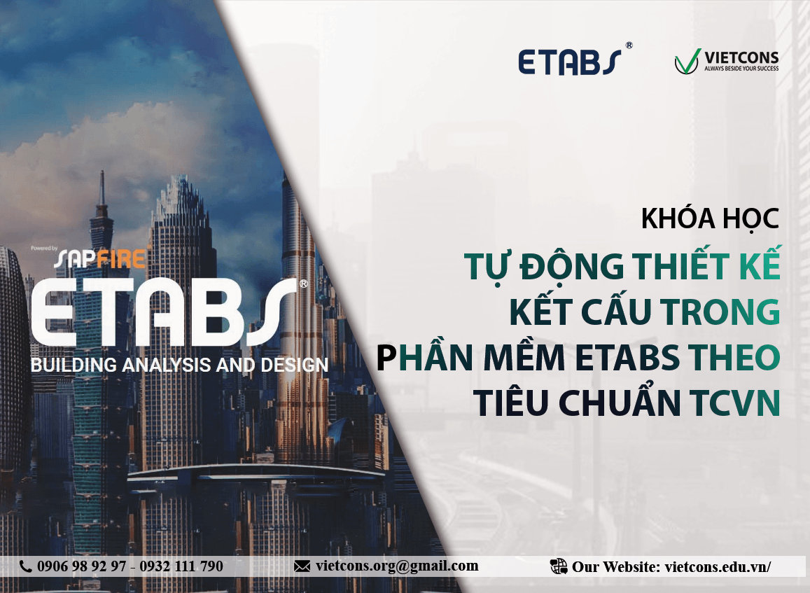 Tự Động Thiết Kế Kết Cấu Bê Tông Cốt Thép Bằng Etabs 